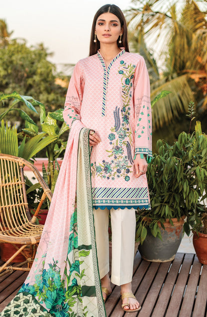 Orient - Unstitched 3 Piece Embroidered Lawn Suit