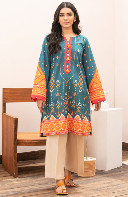 Orient - Unstitched 1 Piece Printed Lawn Shirt