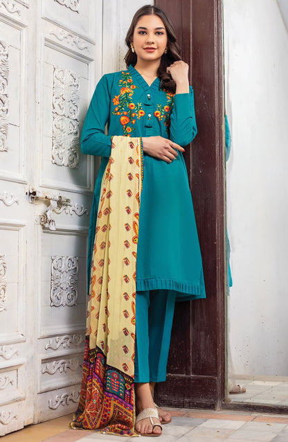 Orient - Unstitched 3 Piece Embroidered Lawn Suit