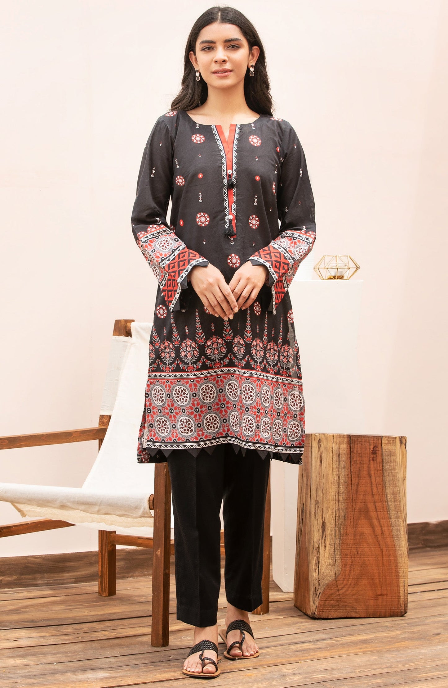 Orient - Unstitched 1 Piece Printed Lawn Shirt