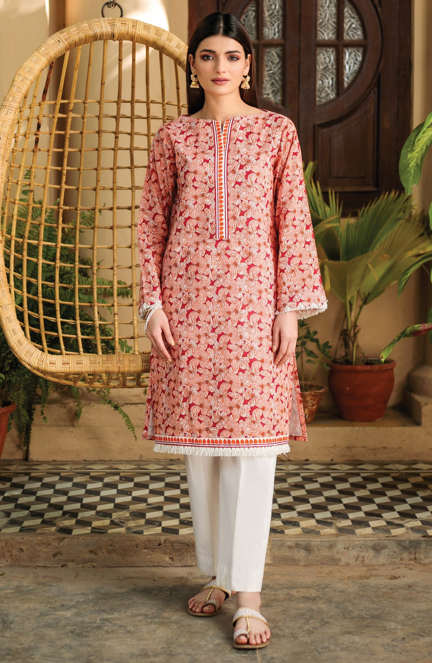 Orient - Unstitched 1 Piece Printed Lawn Shirt