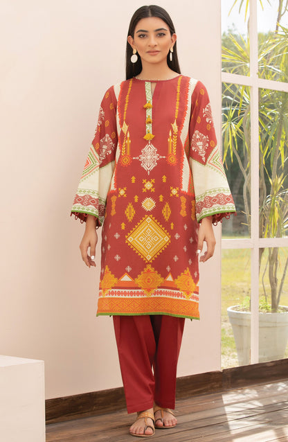Orient - Unstitched 2 Piece Printed Lawn Shirt Trouser