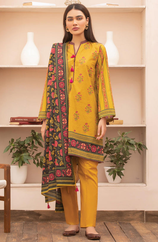 Orient - Unstitched 2 Piece Printed Lawn Shirt Dupatta