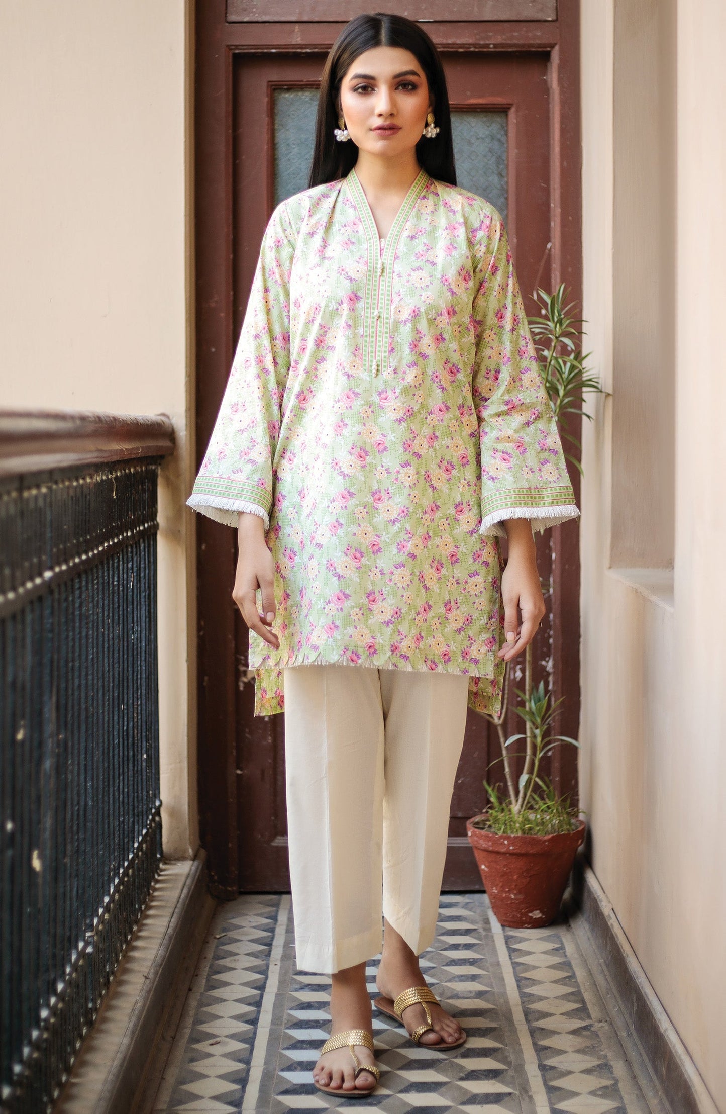 Orient - Unstitched 1 Piece Printed Lawn Shirt