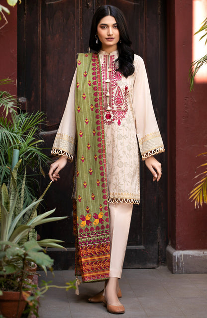 Orient - Unstitched 3 Piece Embroidered Lawn Suit