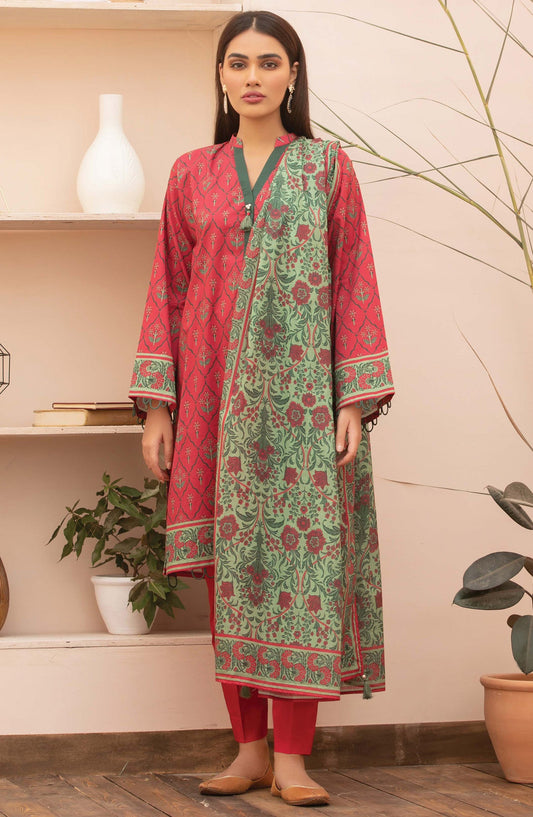 Orient - Unstitched 2 Piece Printed Lawn Shirt Dupatta