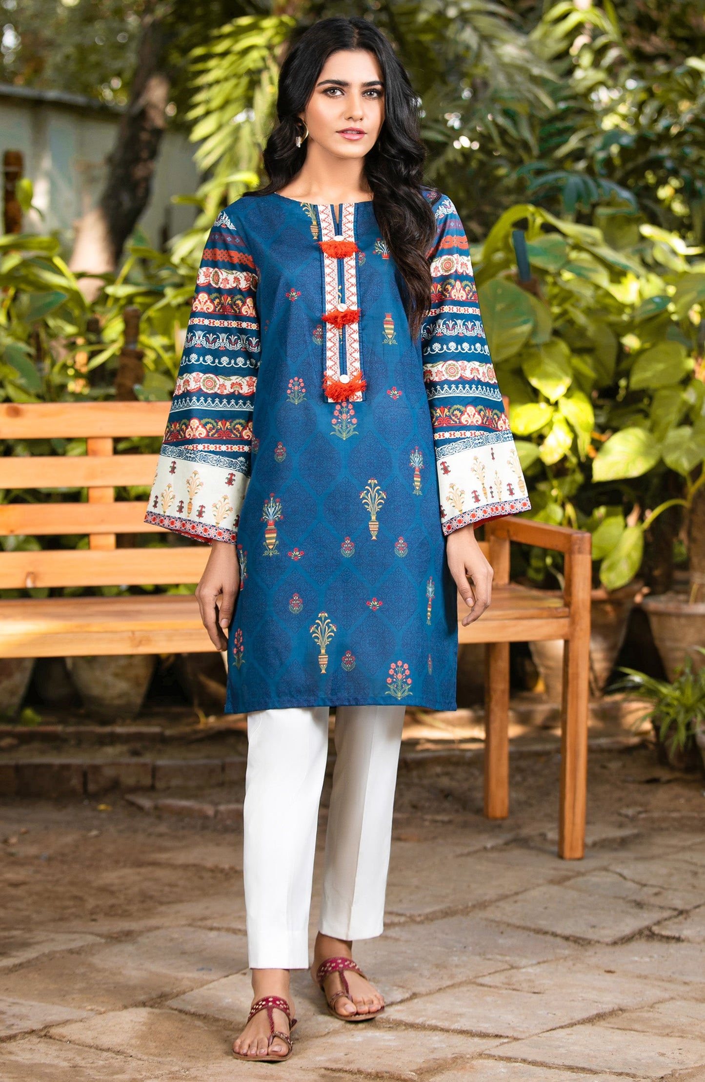 Orient - Unstitched 1 Piece Printed Lawn Shirt