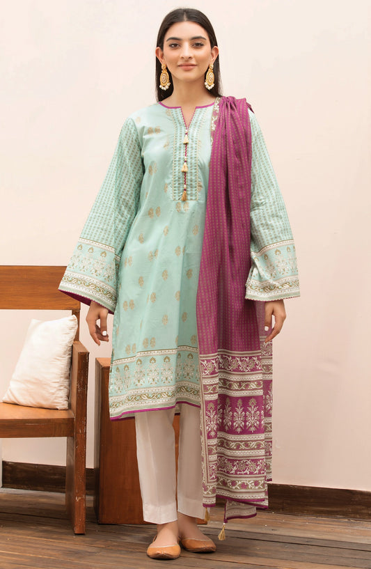 Orient - Unstitched 2 Piece Printed Lawn Shirt Dupatta