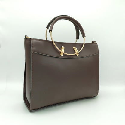 Bustangi - Dark brown Square Bag