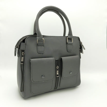 Bustangi - Grey Multiple Pockets Bag