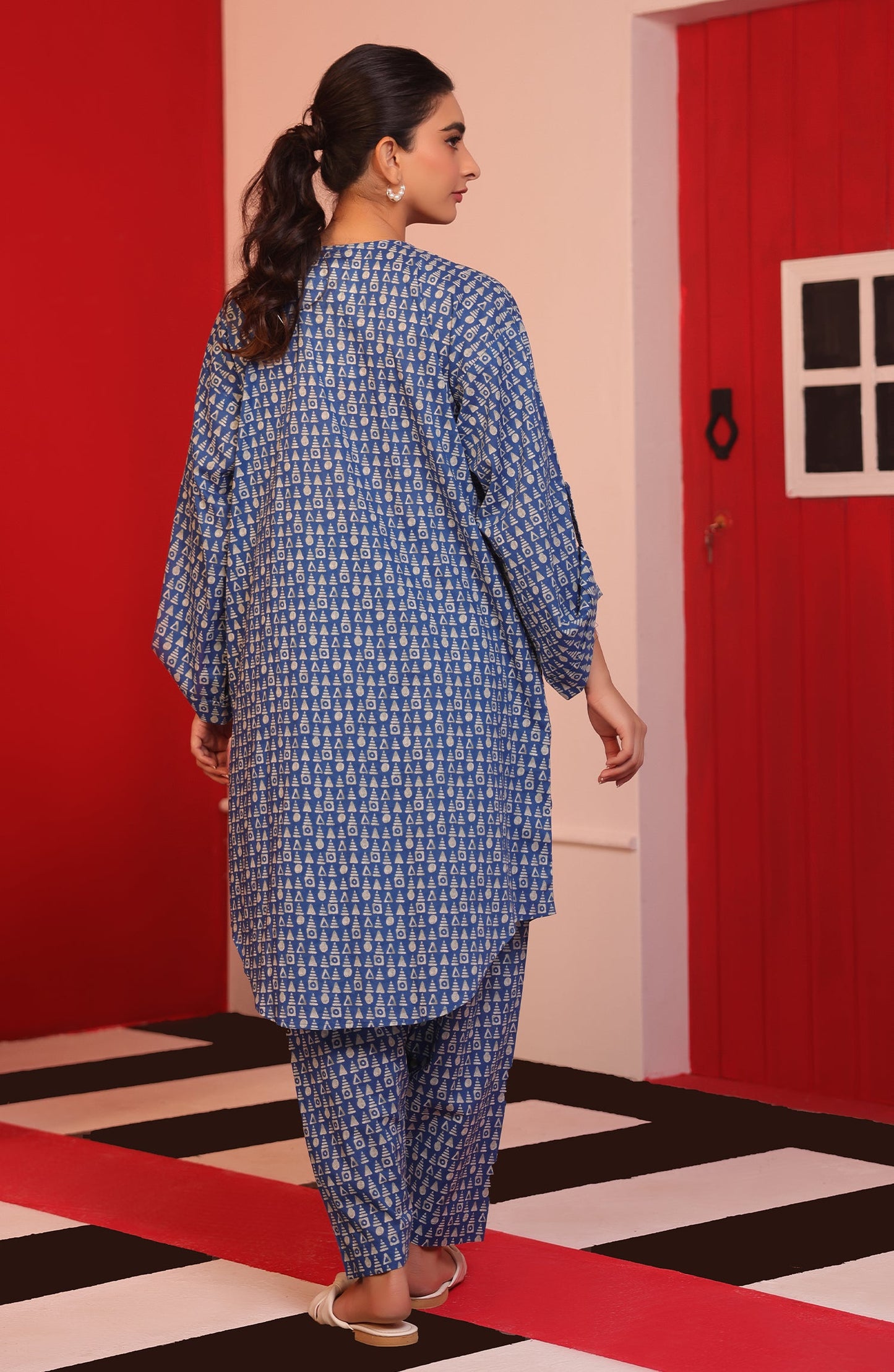 Orient - Stitched 2 Piece Printed Cambric Shirt and Cambric Pant