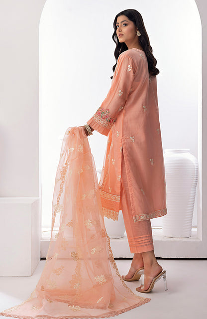 Alzohaib - 3 PC - STITCHED ORGANZA SERIES-AZP-23-02