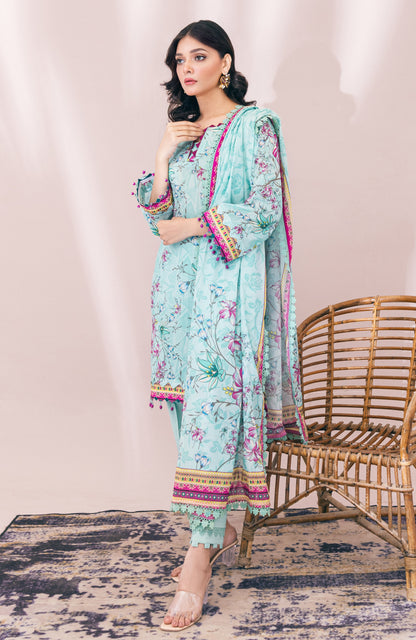 Alzohaib - 3-Piece Unstitched Digital Printed Cambric-MDP-23-02