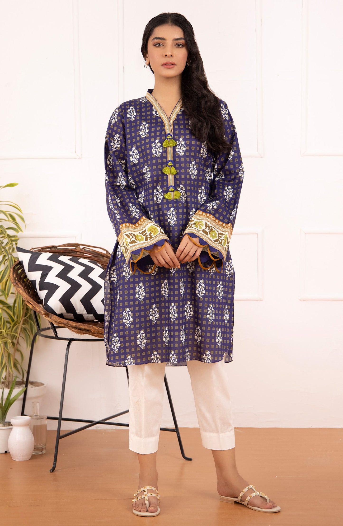 Orient - Unstitched 1 Piece Printed Lawn Shirt