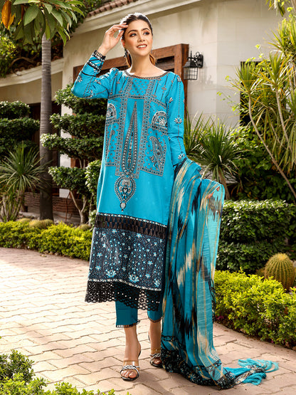 Binilyas - D#2020A | 3 Piece Luxury Unstitched