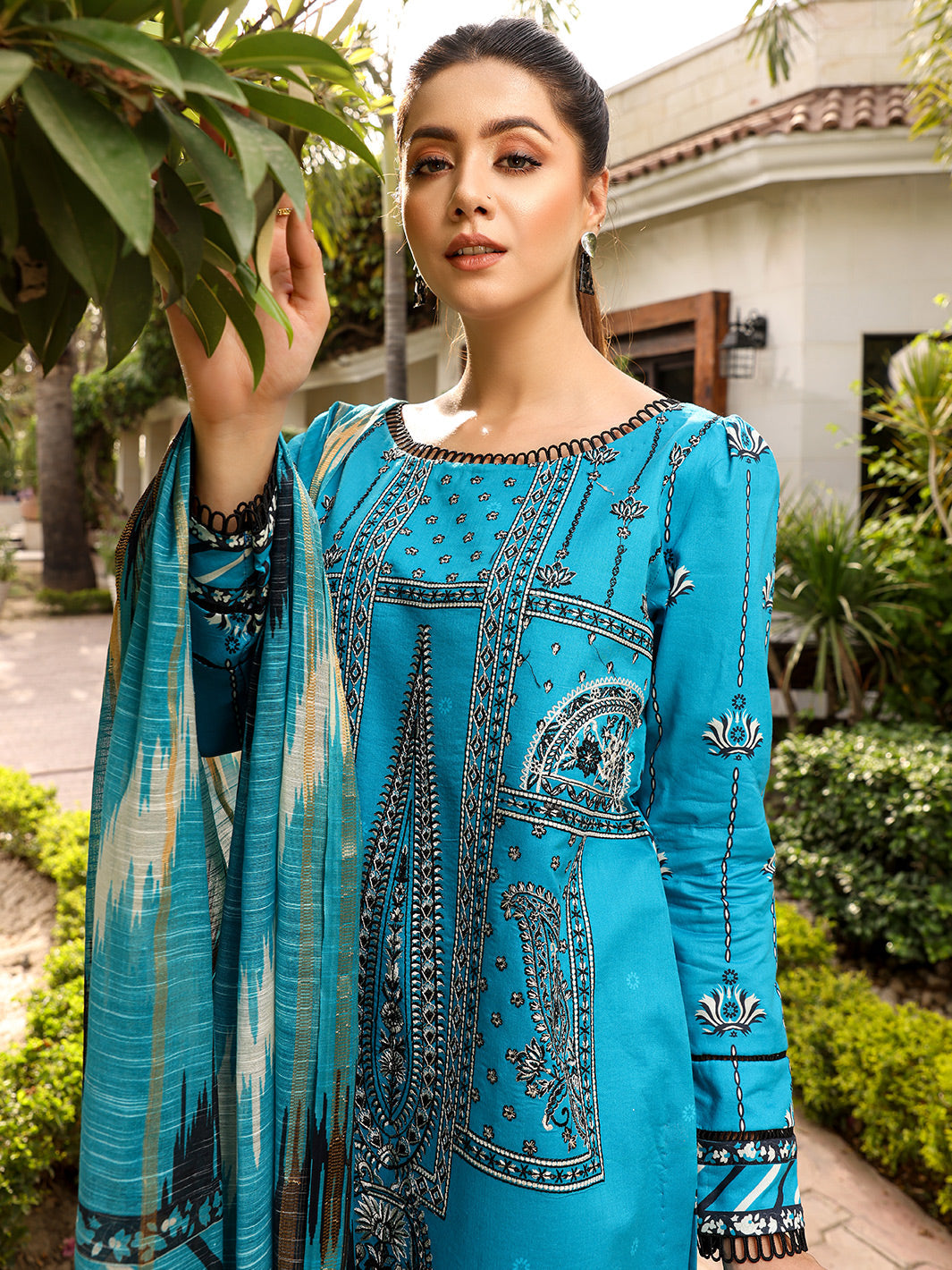 Binilyas - D#2020A | 3 Piece Luxury Unstitched