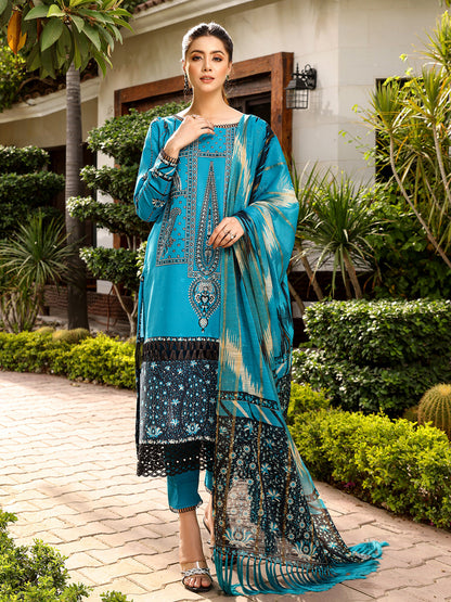 Binilyas - D#2020A | 3 Piece Luxury Unstitched