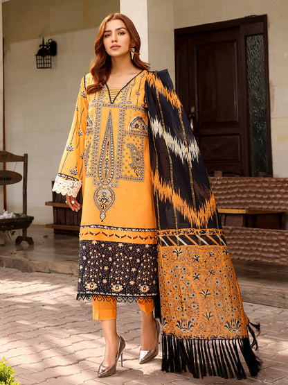 Binilyas - D#2020B | 3 Piece Luxury Unstitched