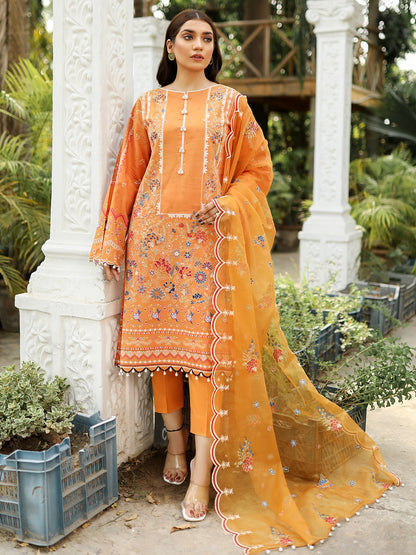 Binilyas - 2026-B | 3 Piece Unstitched