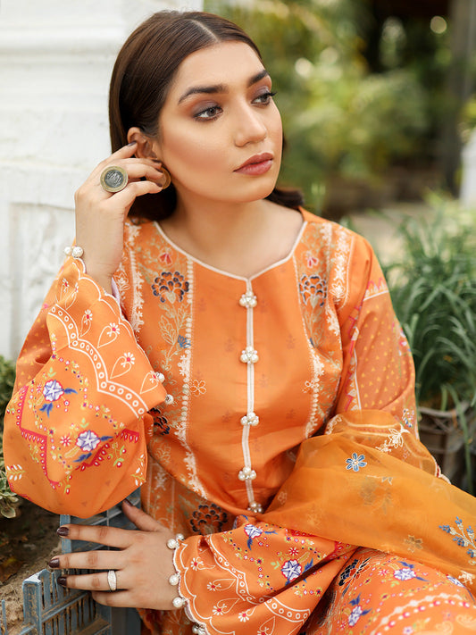 Binilyas - 2026-B | 3 Piece Unstitched