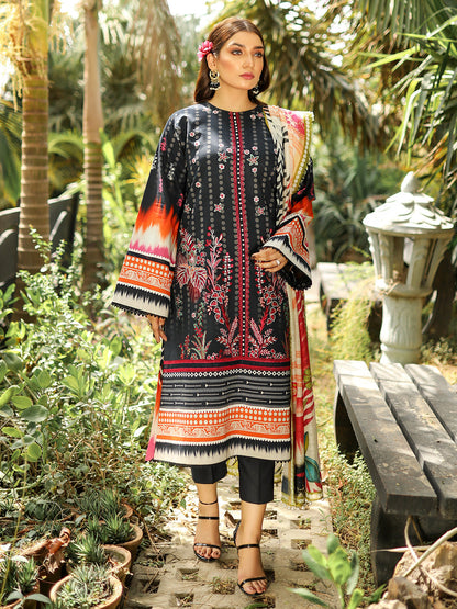 Binilyas - 2027-A | 3 Piece Unstitched