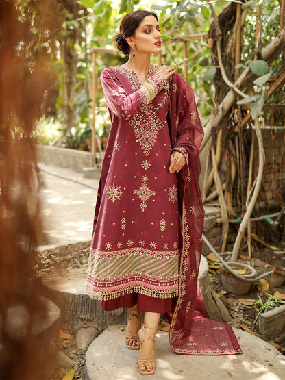 Binilyas - 2028-B | 3 Piece Unstitched