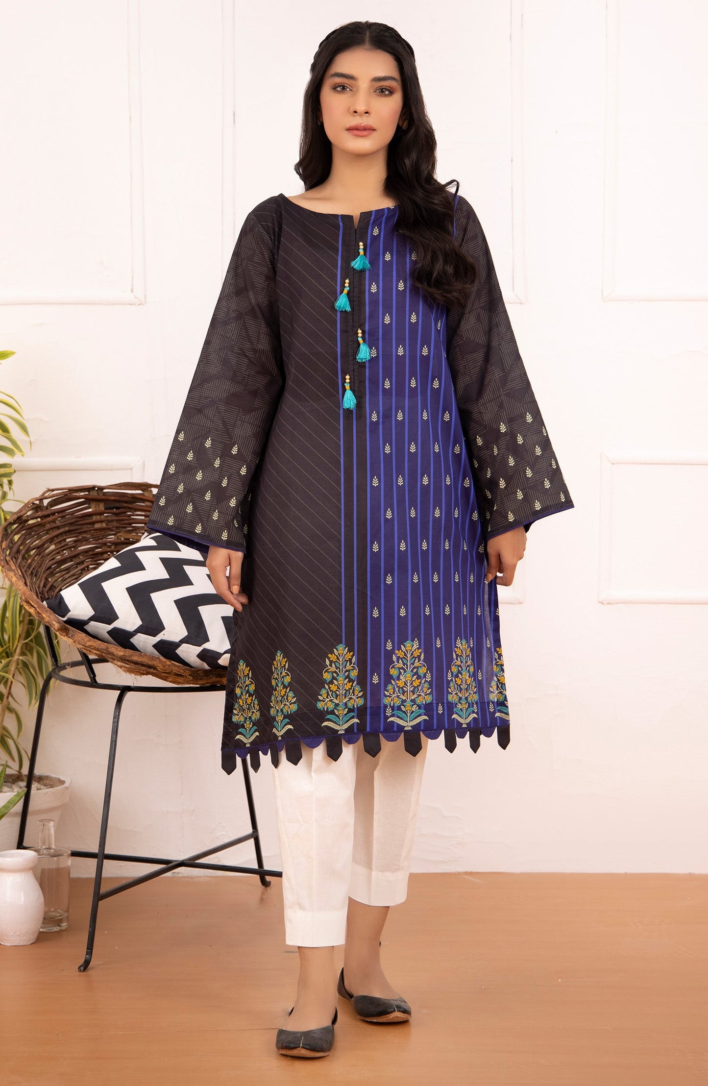 Orient - Unstitched 1 Piece Printed Lawn Shirt