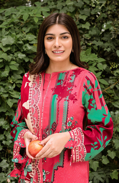 Orient - Unstitched 3 Piece Embroidered Linen Suit