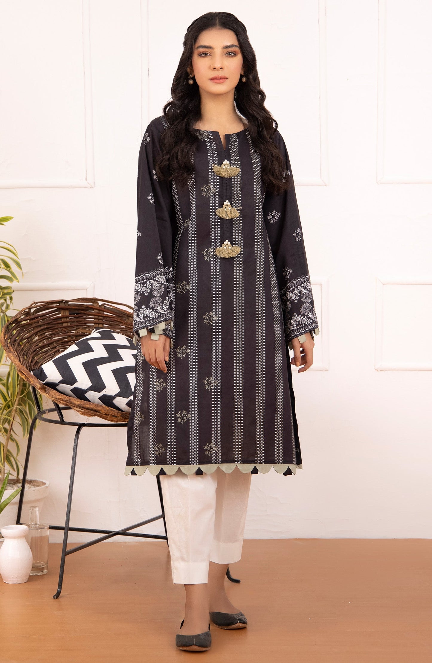 Orient - Unstitched 1 Piece Printed Lawn Shirt