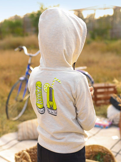 Edenrobe - Girl's Oatmeal Hoodie - EGTH20-005