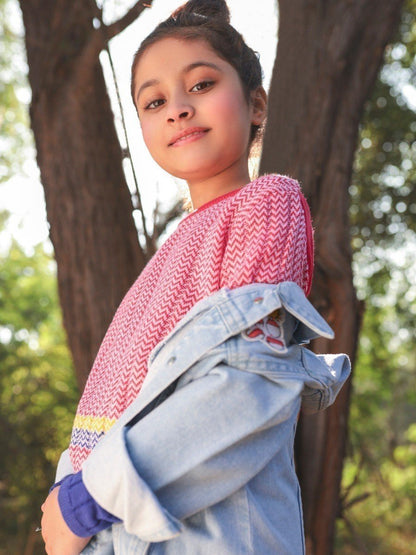 Edenrobe - Girl's Pink Sweater - EGTSWT20-001