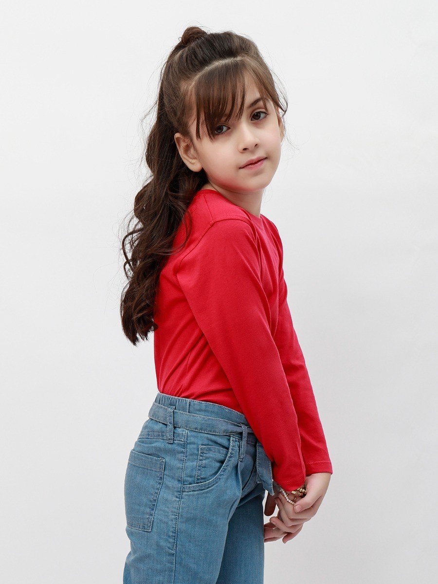 Edenrobe - Girl's Red Top - EGTBF20-001