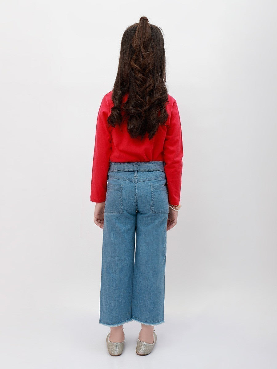 Edenrobe - Girl's Red Top - EGTBF20-001