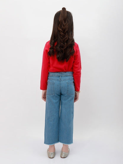 Edenrobe - Girl's Red Top - EGTBF20-001