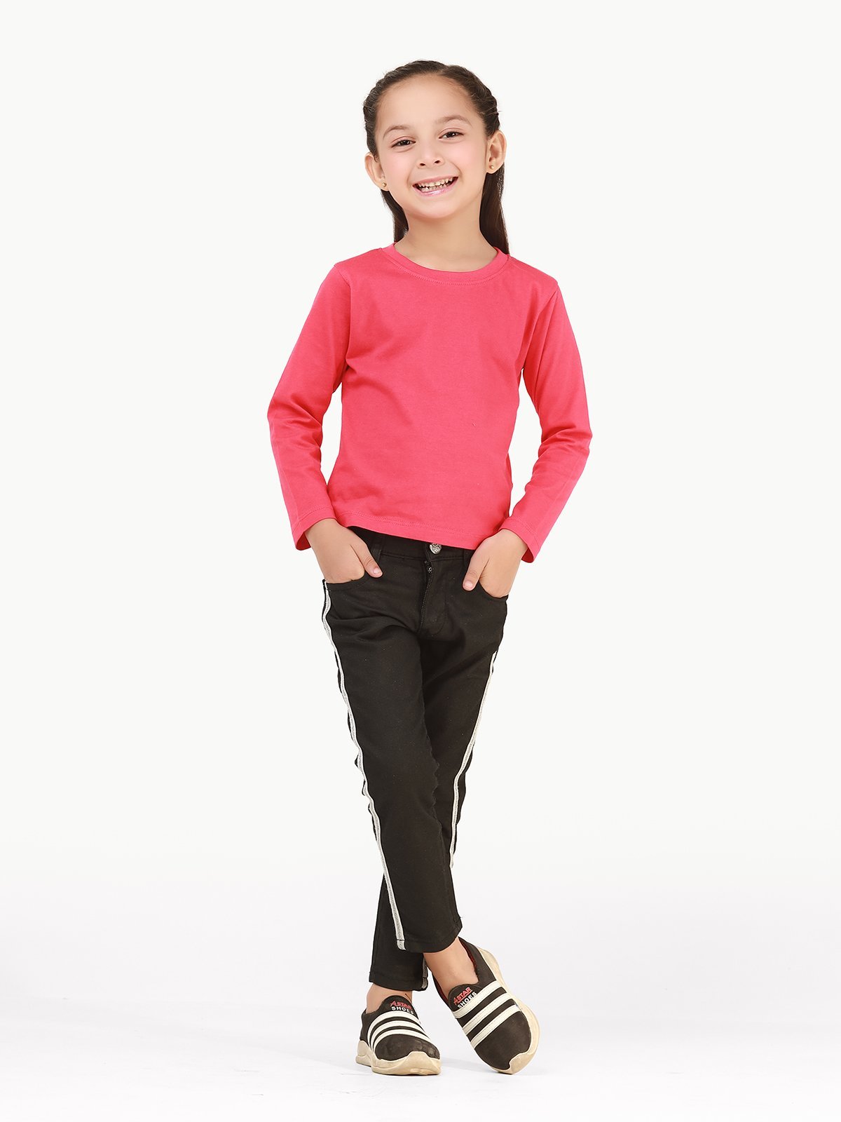 Edenrobe - Girl's Dark Pink Top - EGTBF20-004