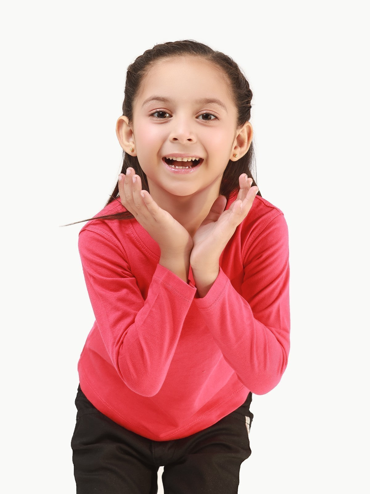 Edenrobe - Girl's Dark Pink Top - EGTBF20-004