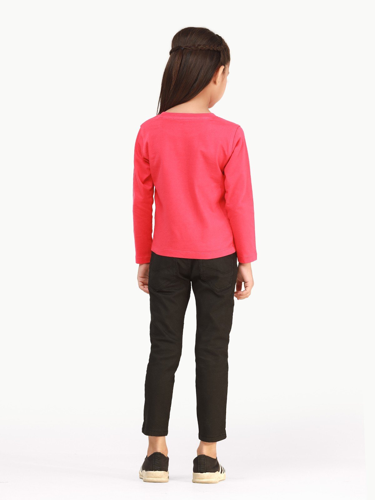 Edenrobe - Girl's Dark Pink Top - EGTBF20-004