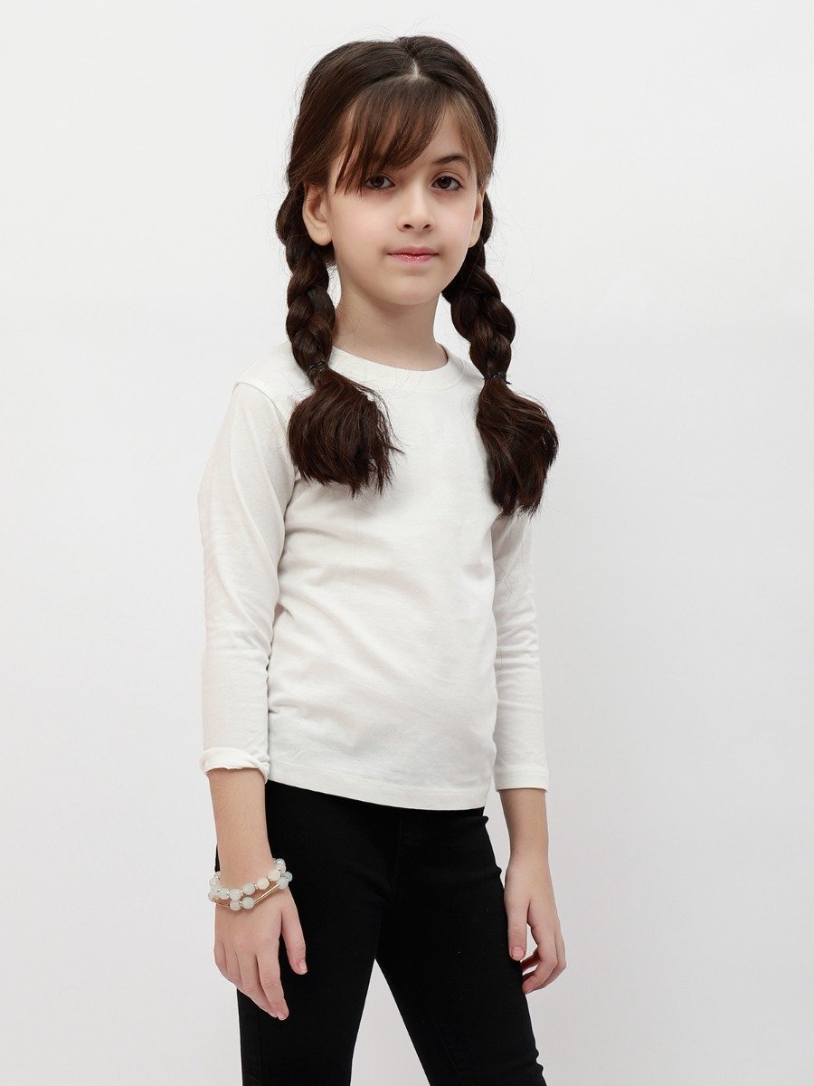 Edenrobe - Girl's White Top - EGTBF20-008