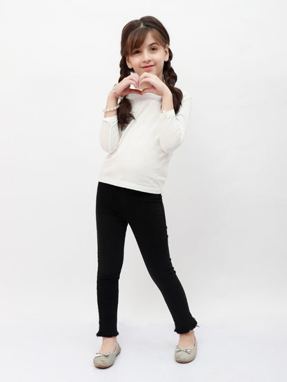 Edenrobe - Girl's White Top - EGTBF20-008