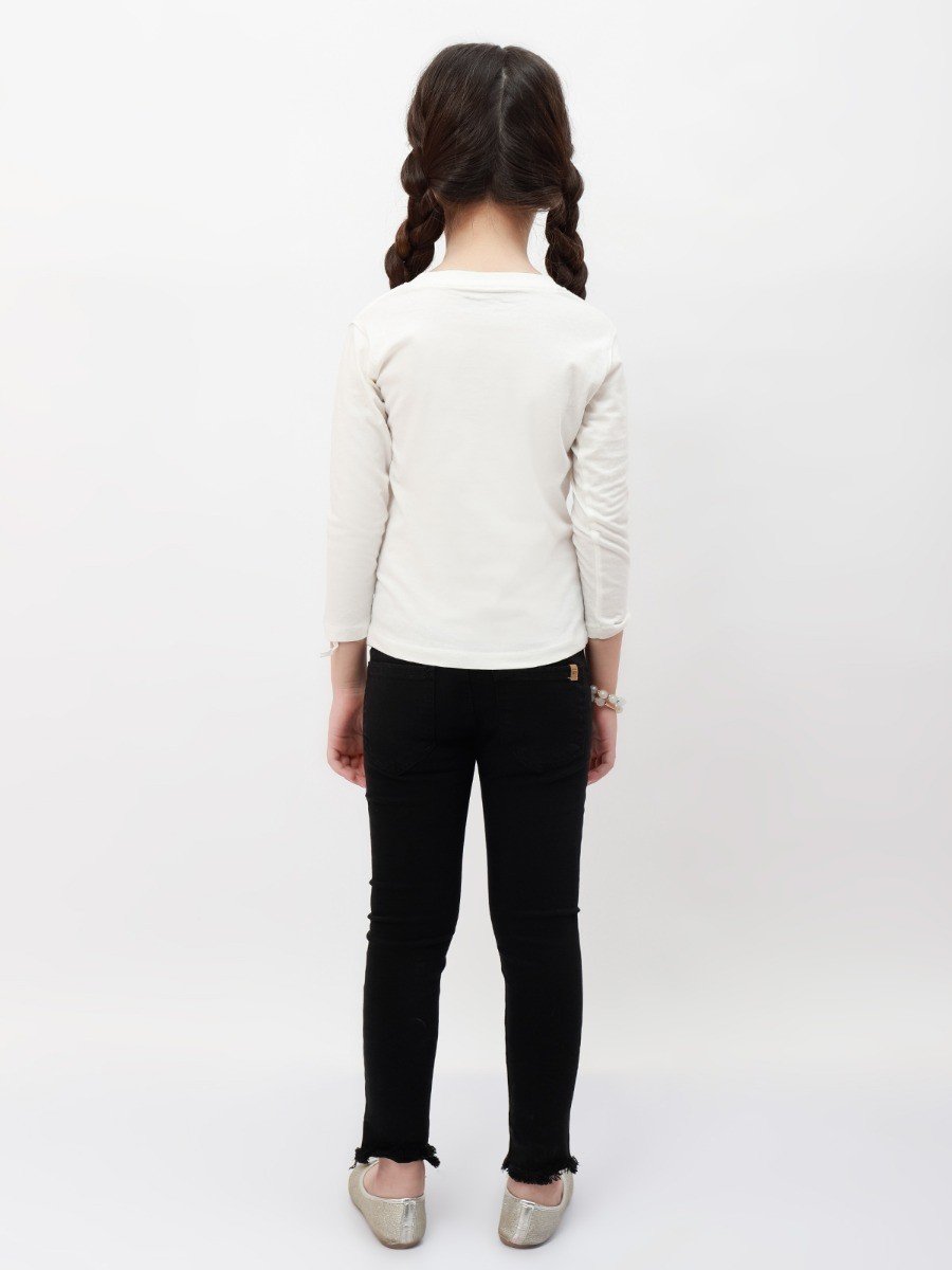 Edenrobe - Girl's White Top - EGTBF20-008