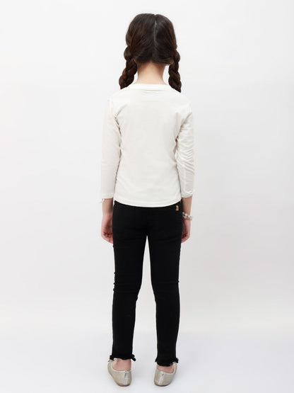 Edenrobe - Girl's White Top - EGTBF20-008