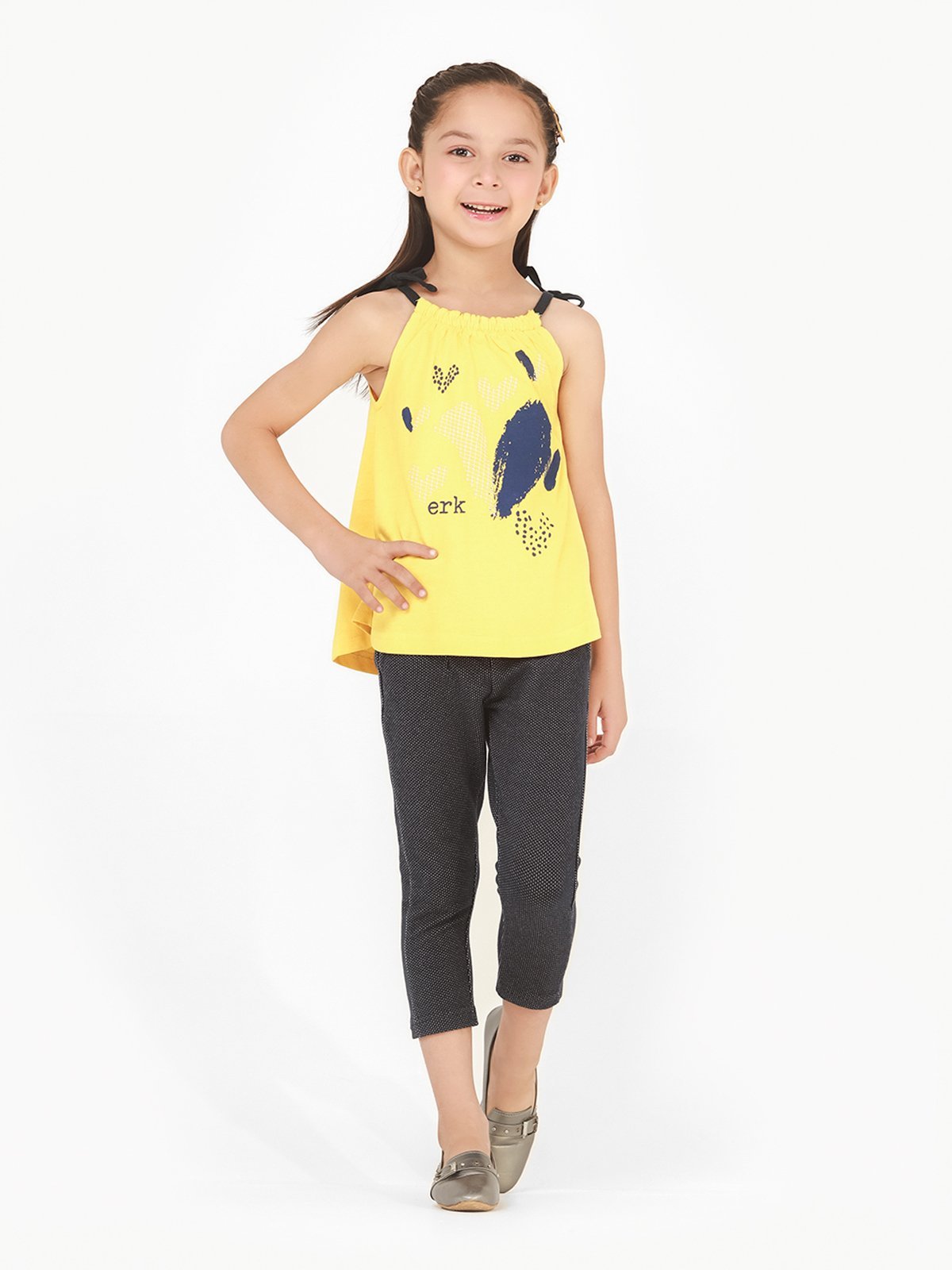 Edenrobe - Girl's Yellow Top - EGTK20-003