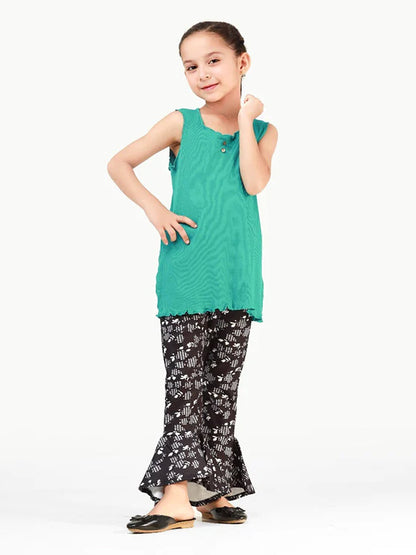 Edenrobe - Girl's Sea Green Top - EGTK20-005