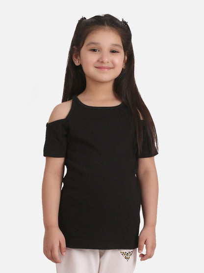 Edenrobe - Girl's Black Top - EGTK20-014