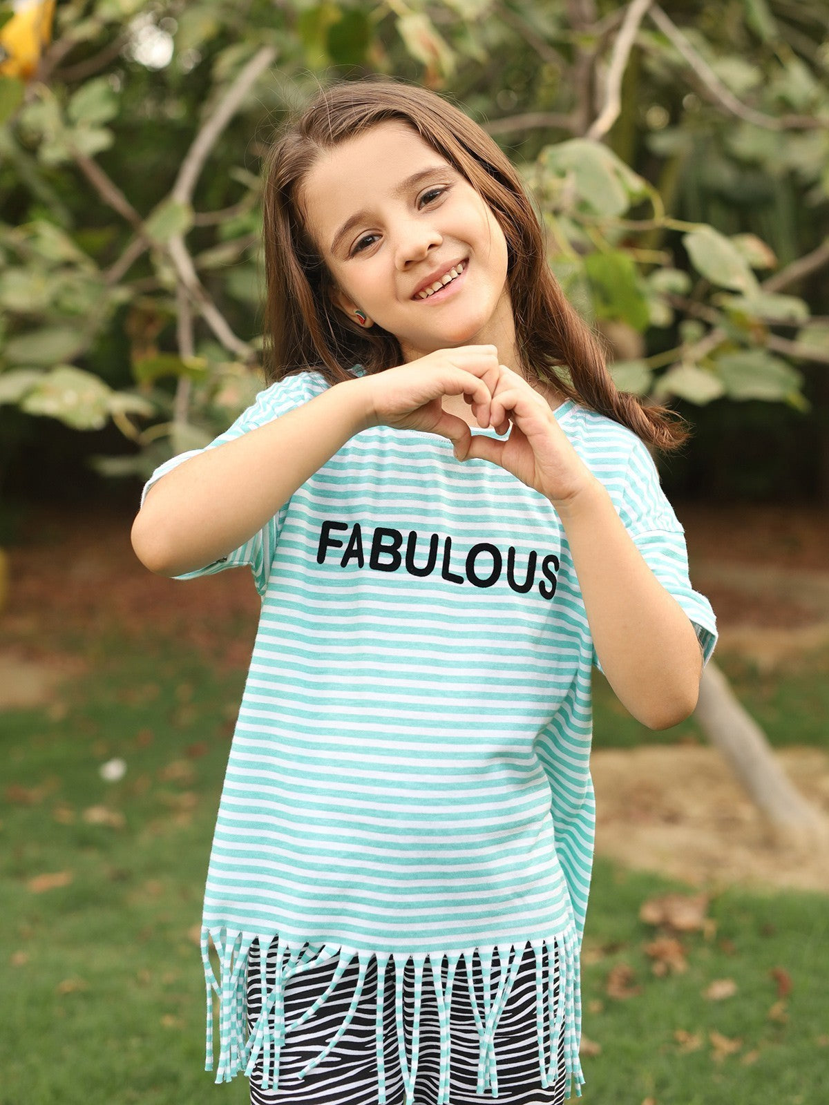 Edenrobe - Girl's Sea Green Top - EGTK20-017