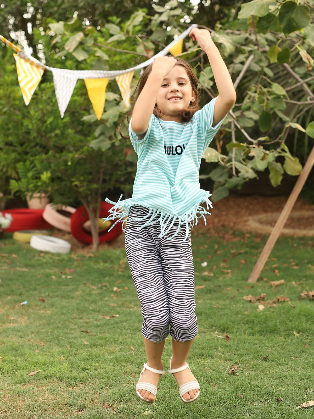 Edenrobe - Girl's Sea Green Top - EGTK20-017