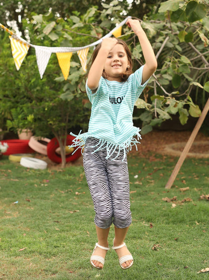 Edenrobe - Girl's Sea Green Top - EGTK20-017