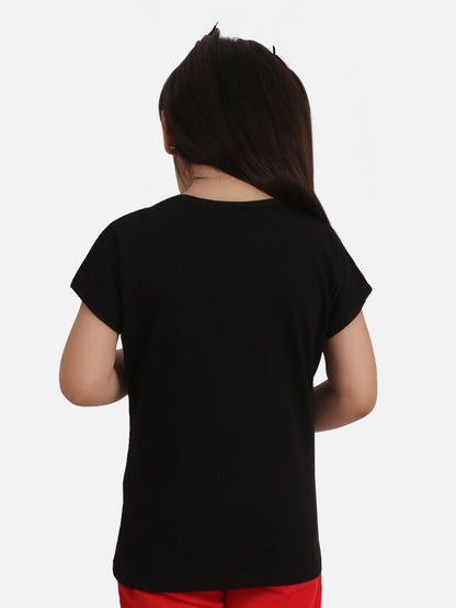 Edenrobe - Girl's Black Top - EGTK20-018