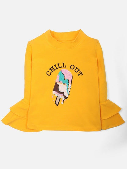 Edenrobe - Girl's Yellow Top - EGTKF20-001