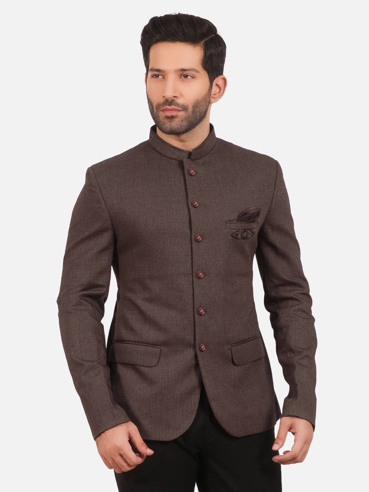 Edenrobe - Men's Brown Blazer Ceremonial - EMTBP20-006